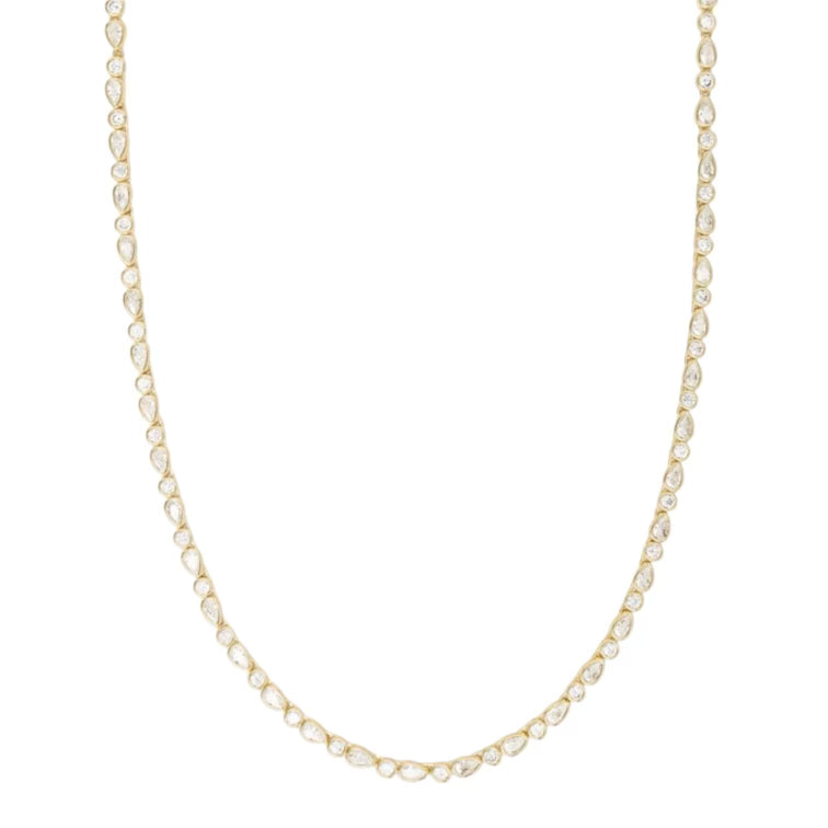 Isla Tennis Necklace 18"