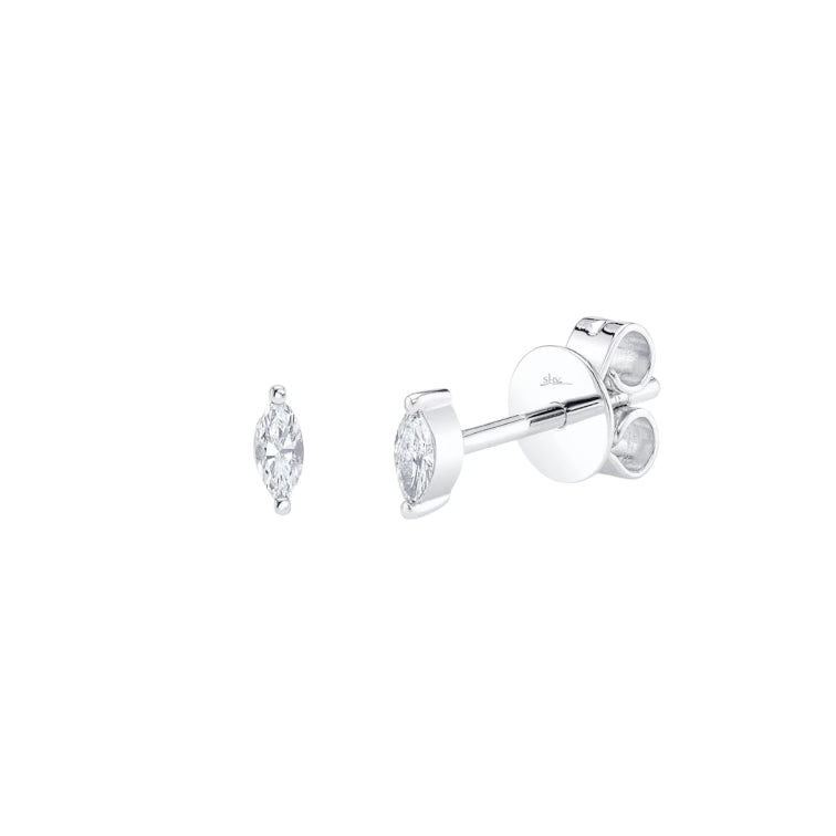 Diamond Marquise Studs