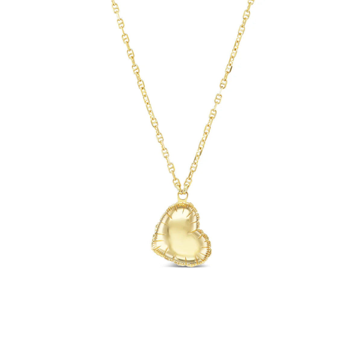 Small Balloon Heart Necklace