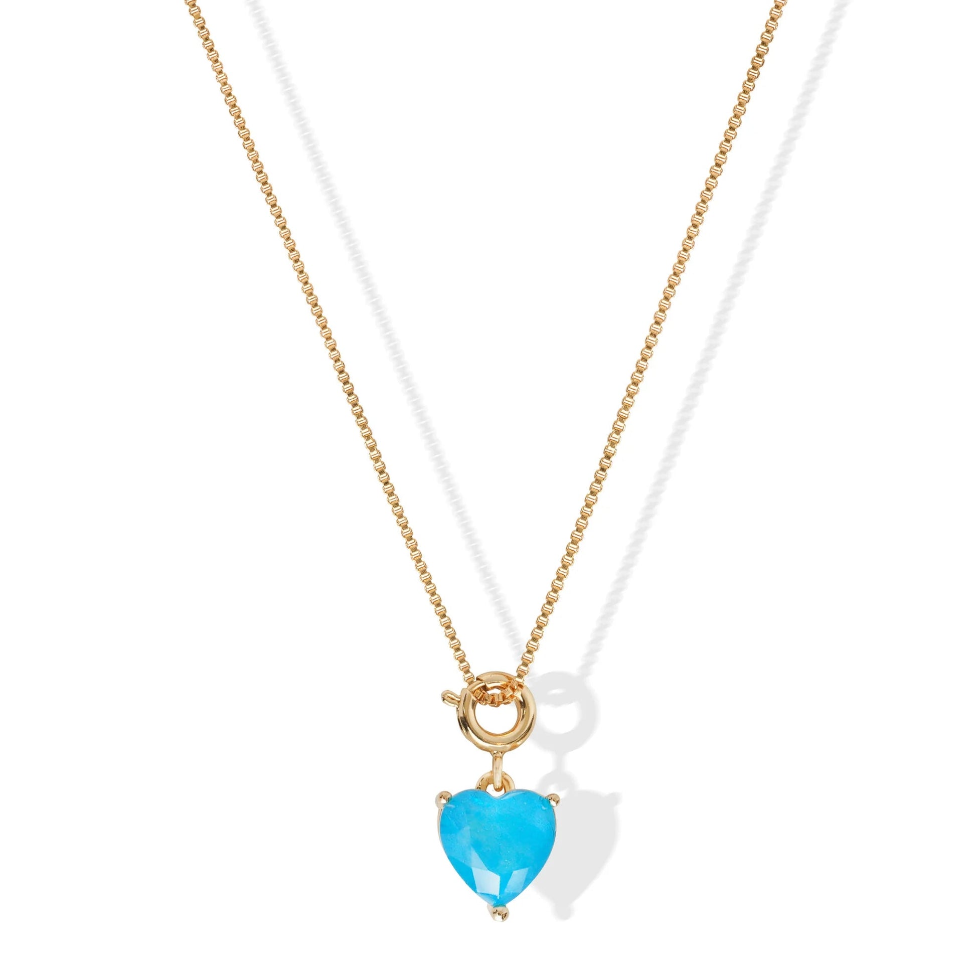 Forever Yours Charm Necklace - Something Blue