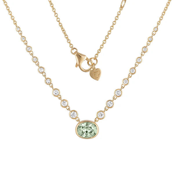 Small Green Bubbles Necklace