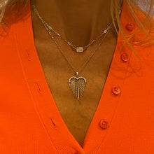 Emerald Cut Link Chain Necklace