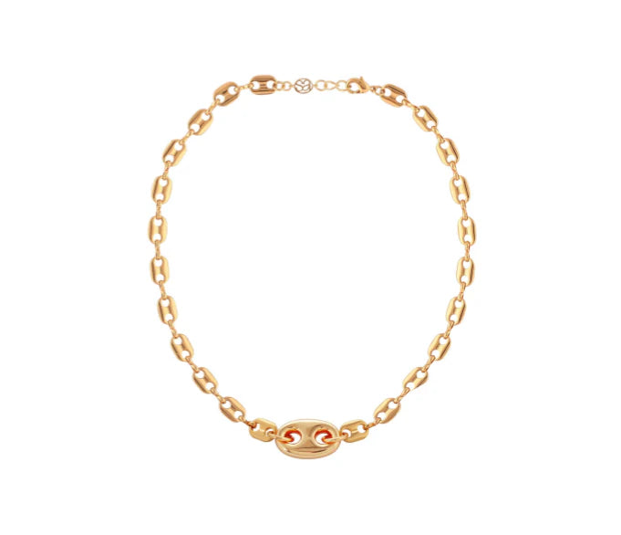 Gold Mariner XS Link Necklace