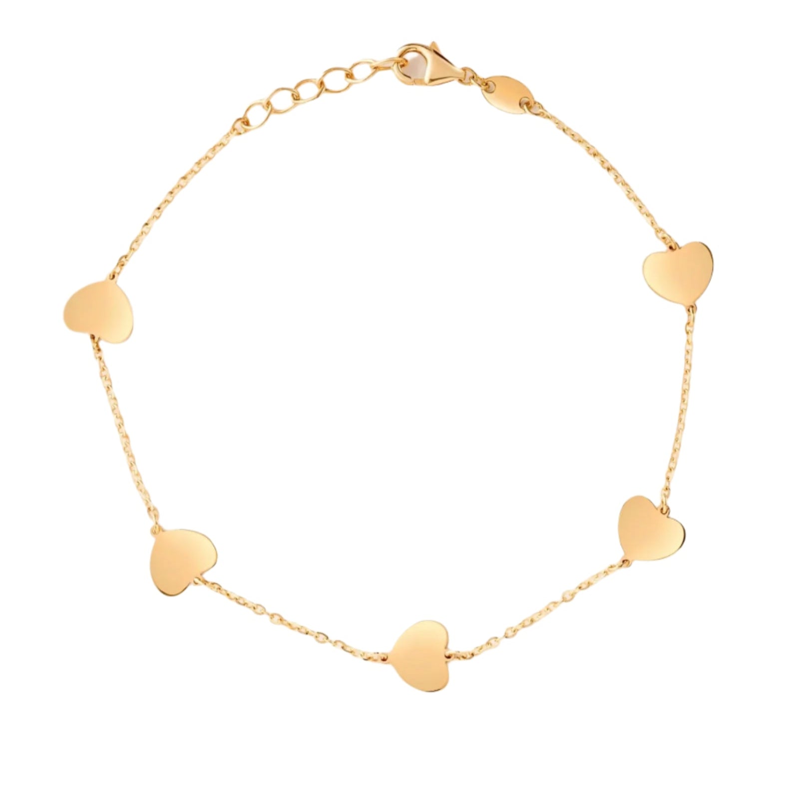 Gold Heart Bracelet