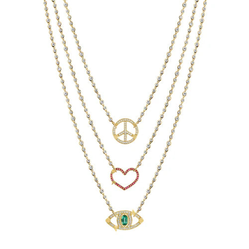 Diamond Bezel Closure Necklace