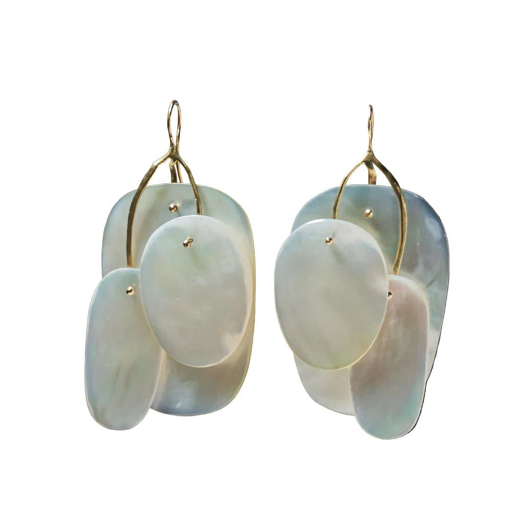 Small Mother of Pearl Mobile Earring