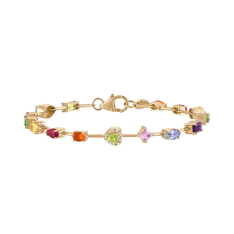 Mini Rock Candy Bracelet - Rainbow