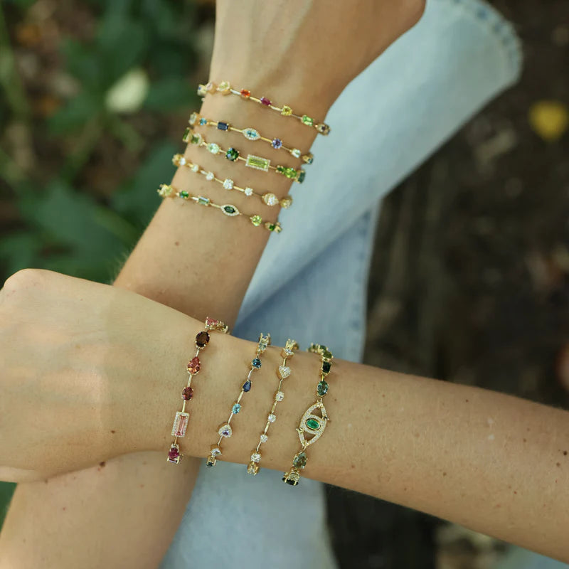 Mini Rock Candy Bracelet - Rainbow