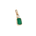 Emerald and Diamond Charm