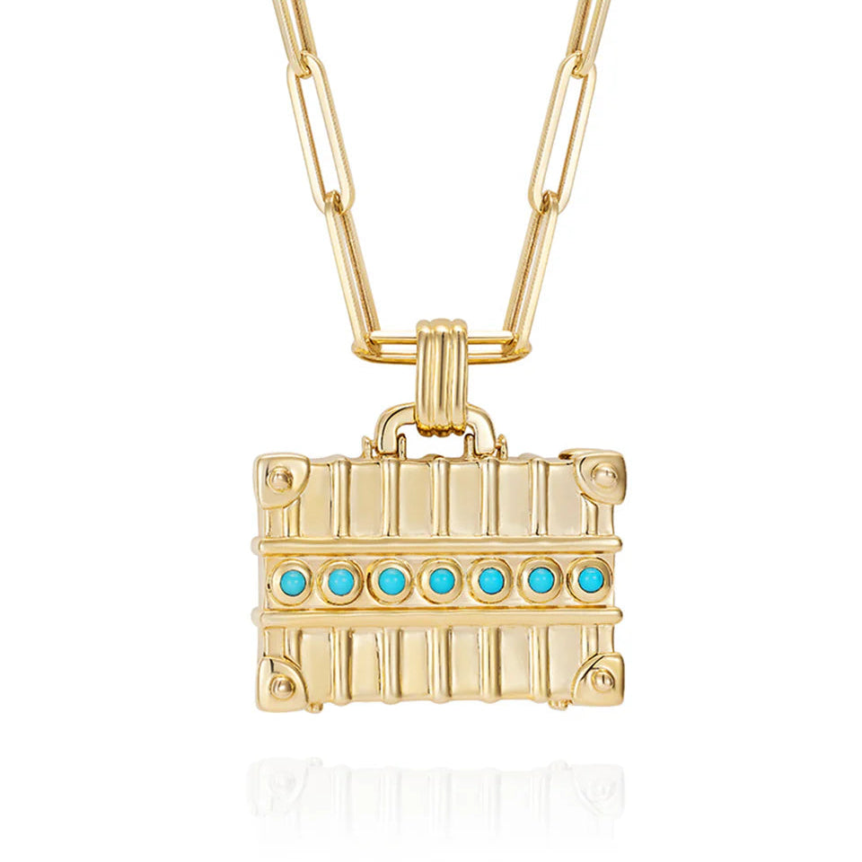 'Out of Office Suitcase' Pendant Necklace