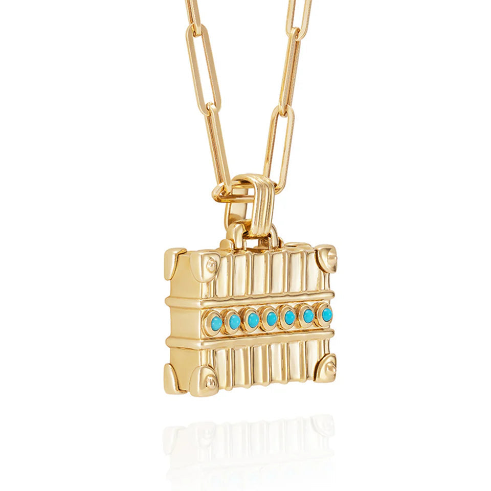 'Out of Office Suitcase' Pendant Necklace