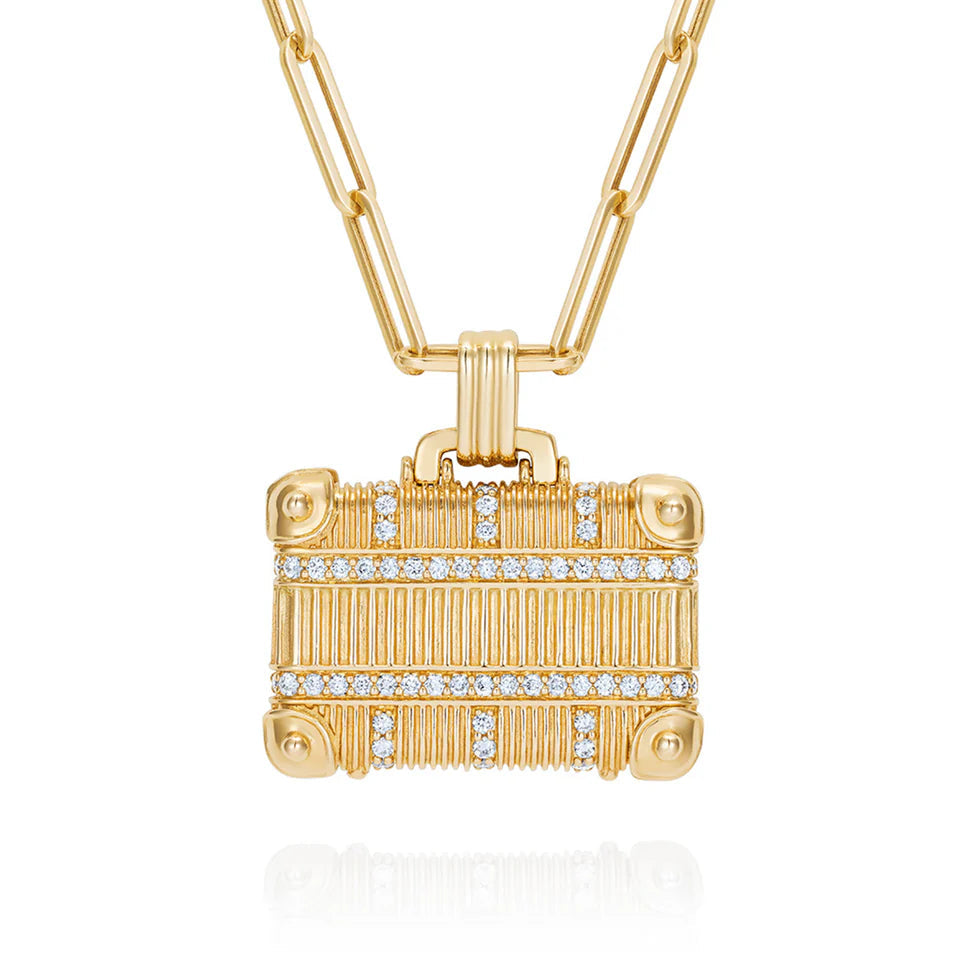 'Always Yours' Suitcase Pendant Necklace