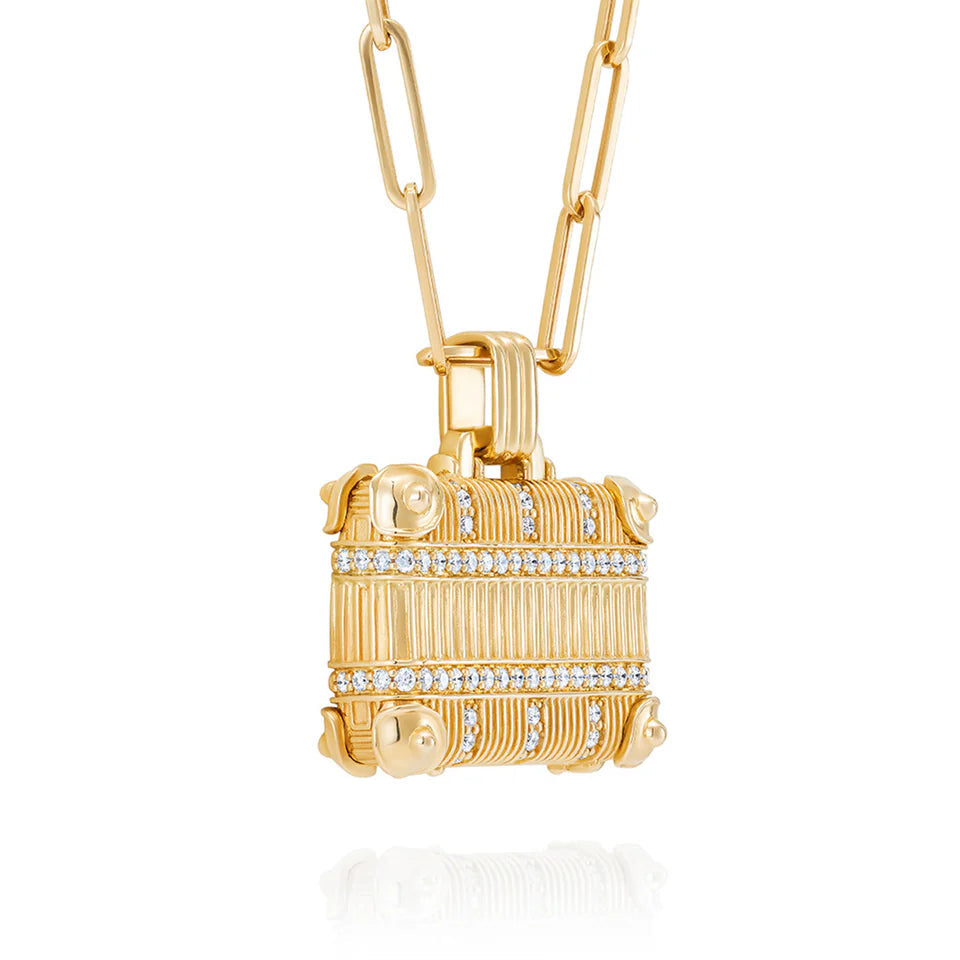 'Always Yours' Suitcase Pendant Necklace