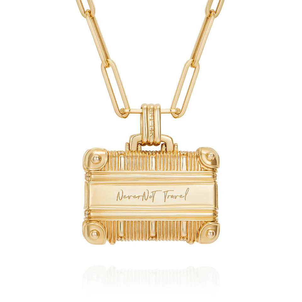 'Always Yours' Suitcase Pendant Necklace