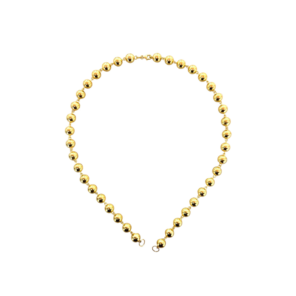 6mm Beaded Necklace 18"