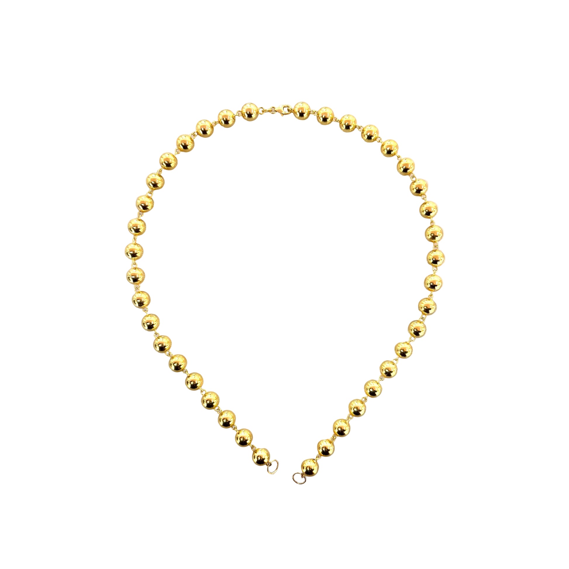 6mm Beaded Necklace 18"