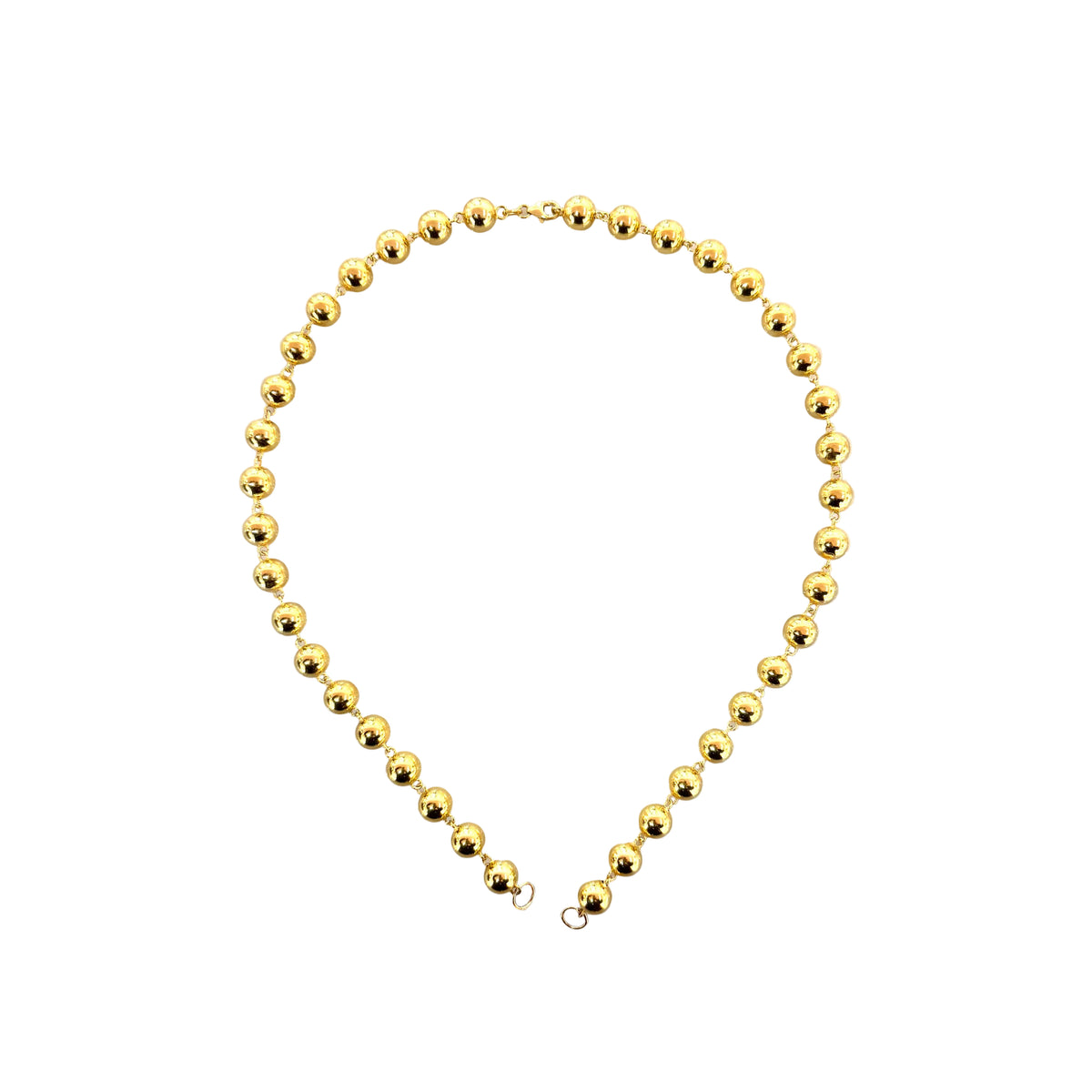 6mm Beaded Necklace 18"