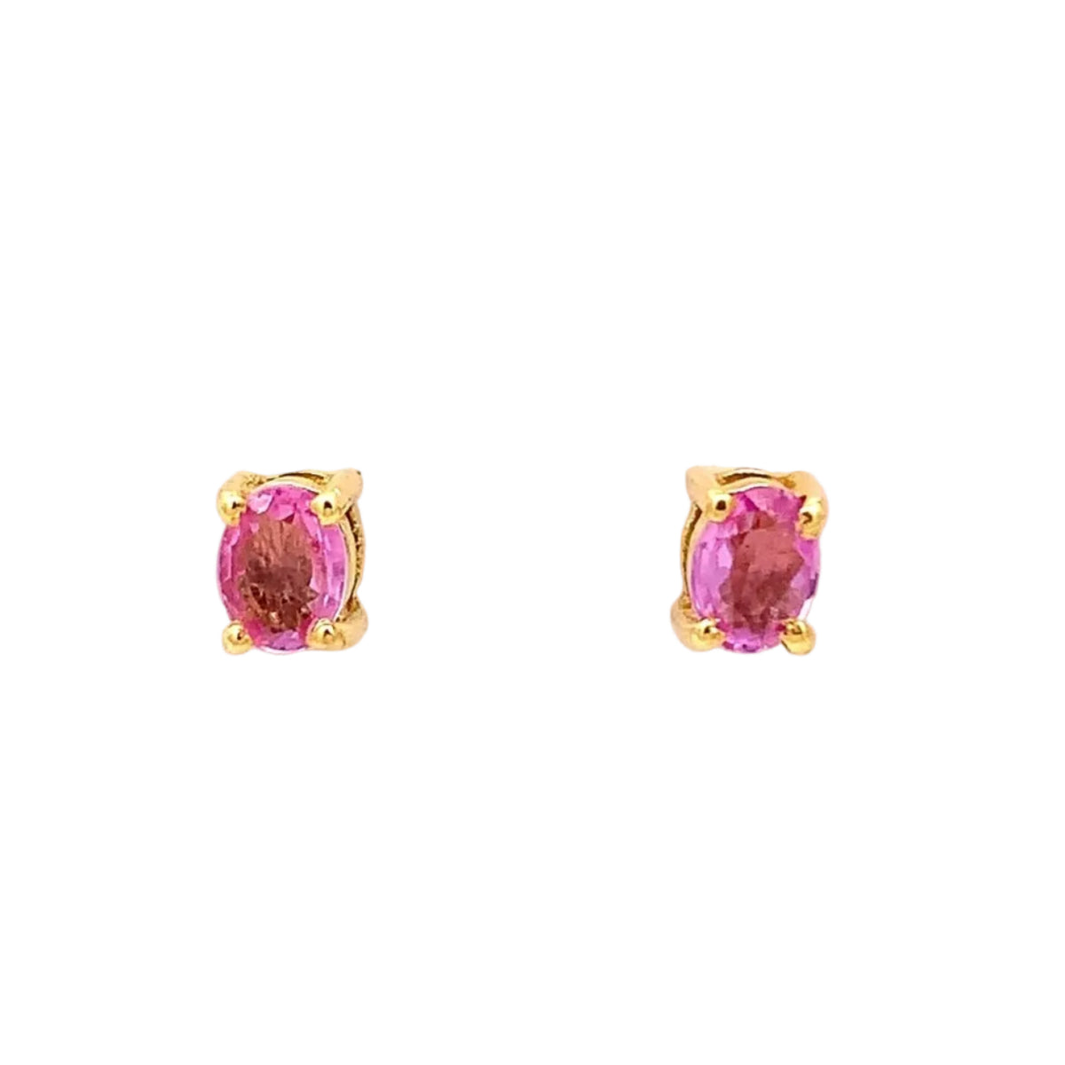 Baby Pink Sapphire Small Stud SINGLE
