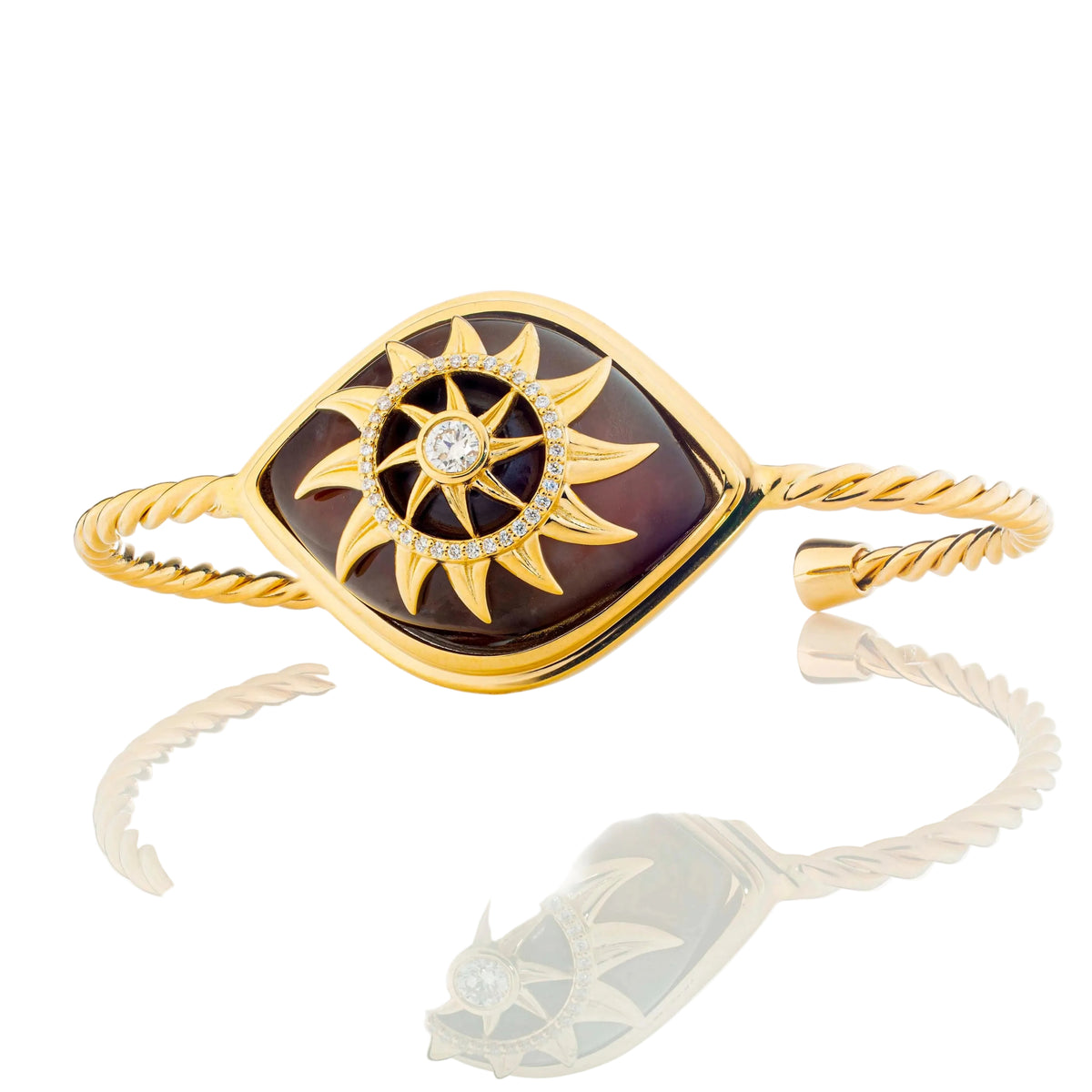 Suleiman Agate Eye Bangle