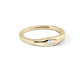 Uno Ring with Emerald Cut Diamond