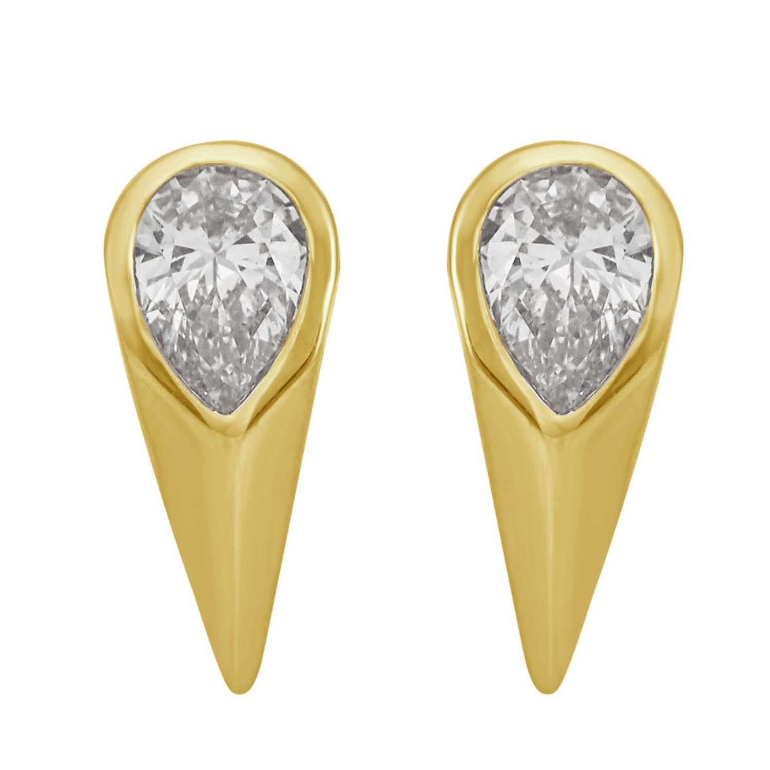 Diamond Spike Earrings