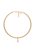 Aura Bangle Necklace - Thick Gold