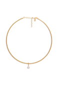 Aura Bangle Necklace - Thin Gold