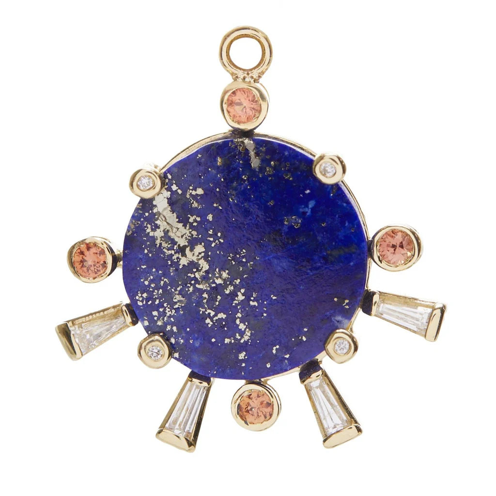 Sunset Charm with Lapis