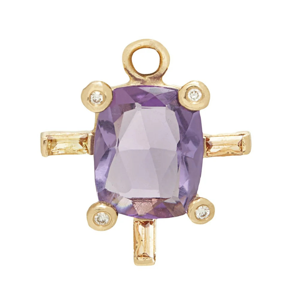 Juno Charm with Amethyst