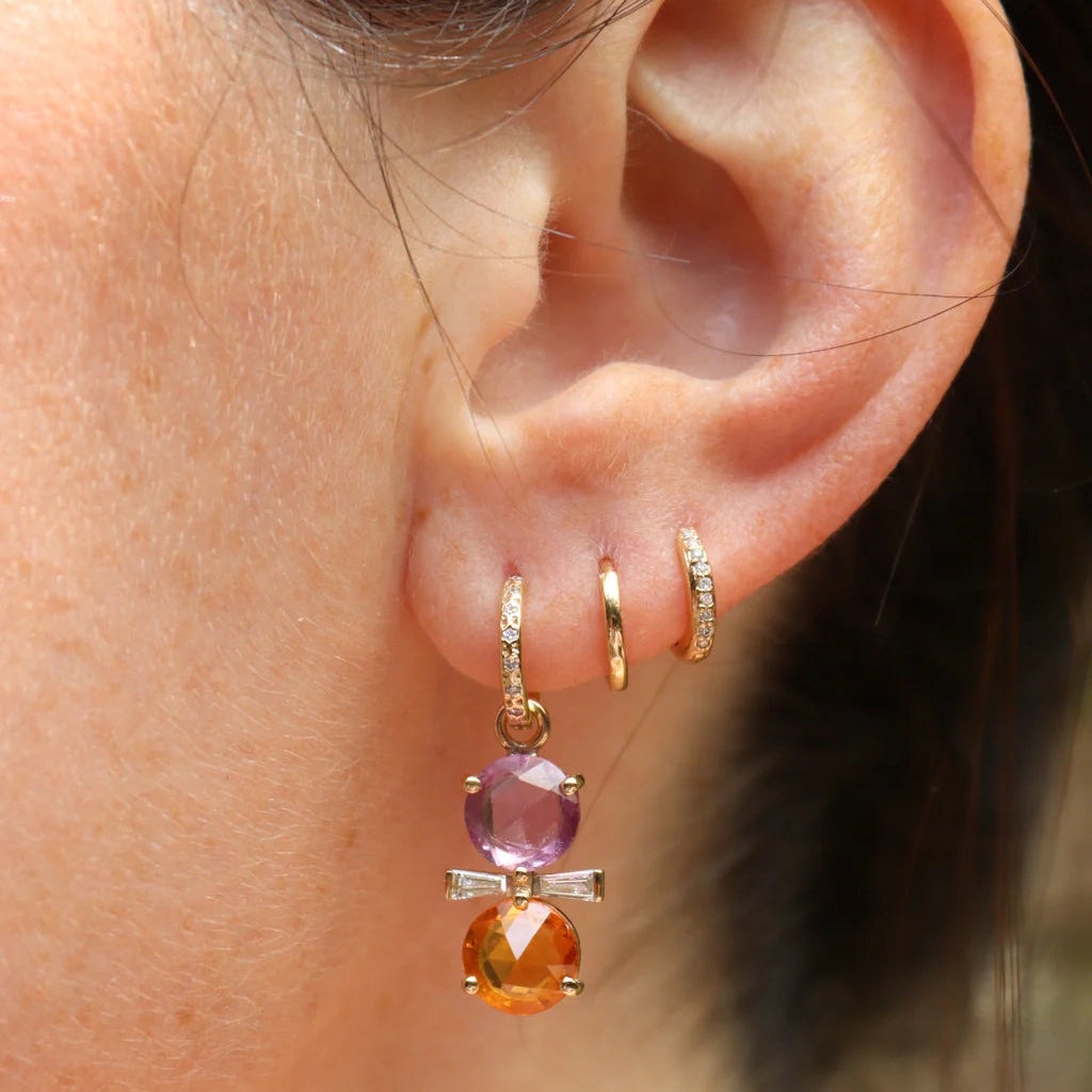 Doppio Sole Charm in Mixed Sapphires