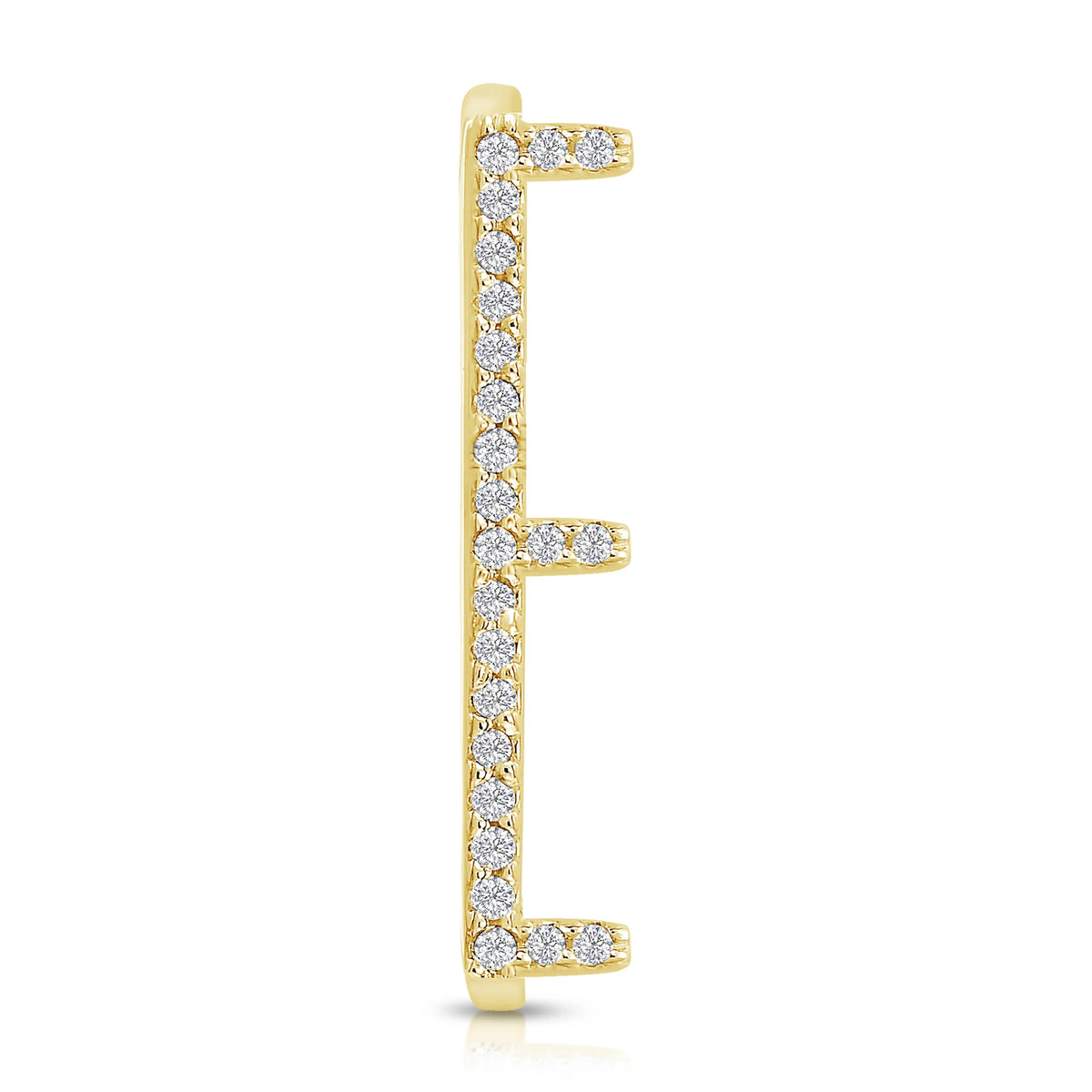 Signature 14K Yellow Gold & Diamond Letter Rings