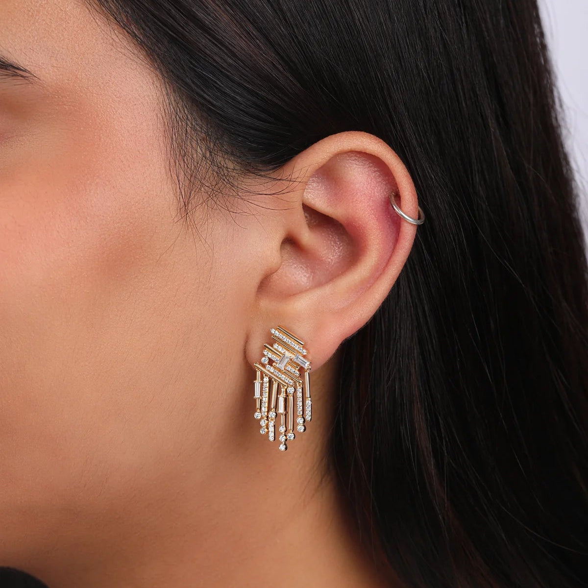 Ethereal Waterfall Chandelier Earrings