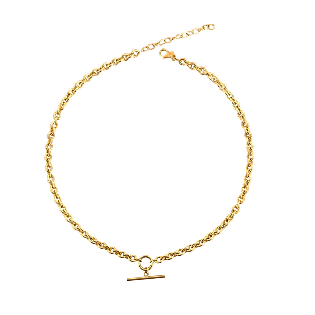 Rolo Chain Toggle Necklace
