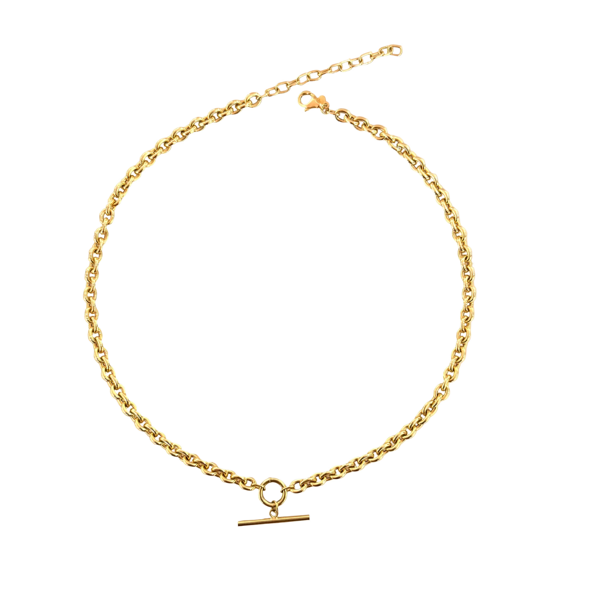 Rolo Chain Toggle Necklace