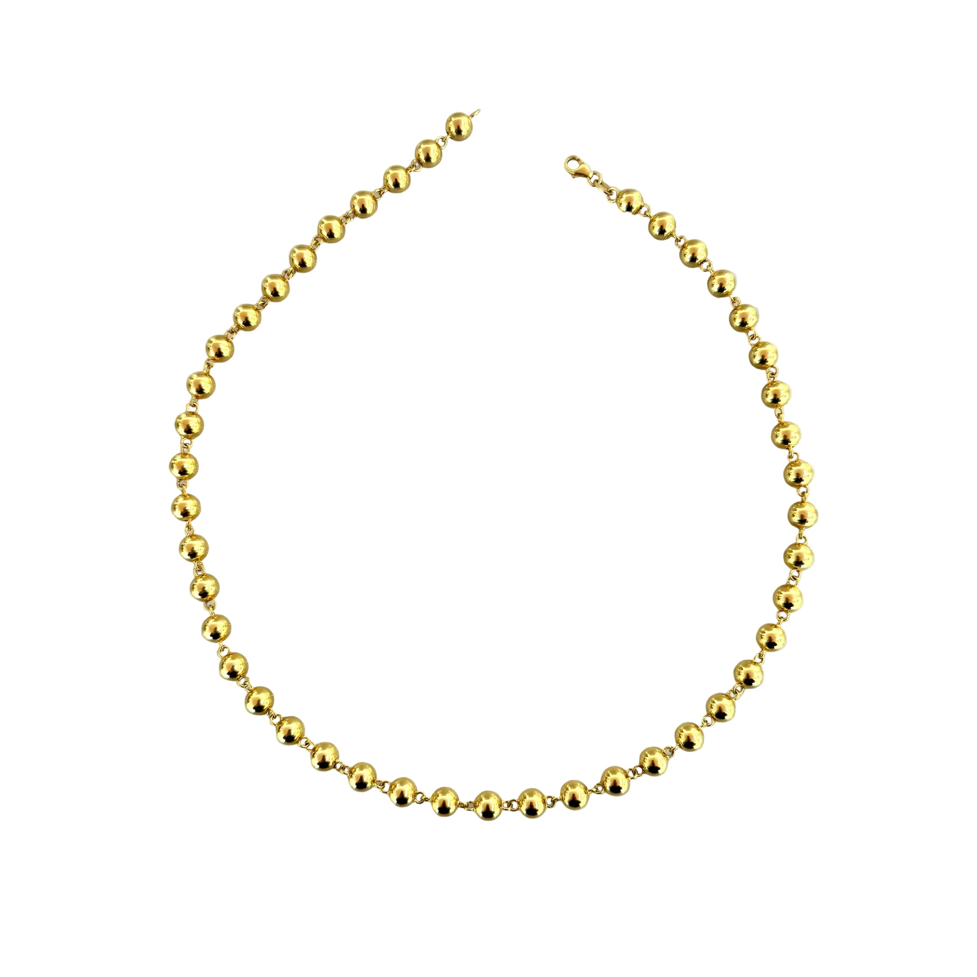 5mm Beaded Necklace 16"