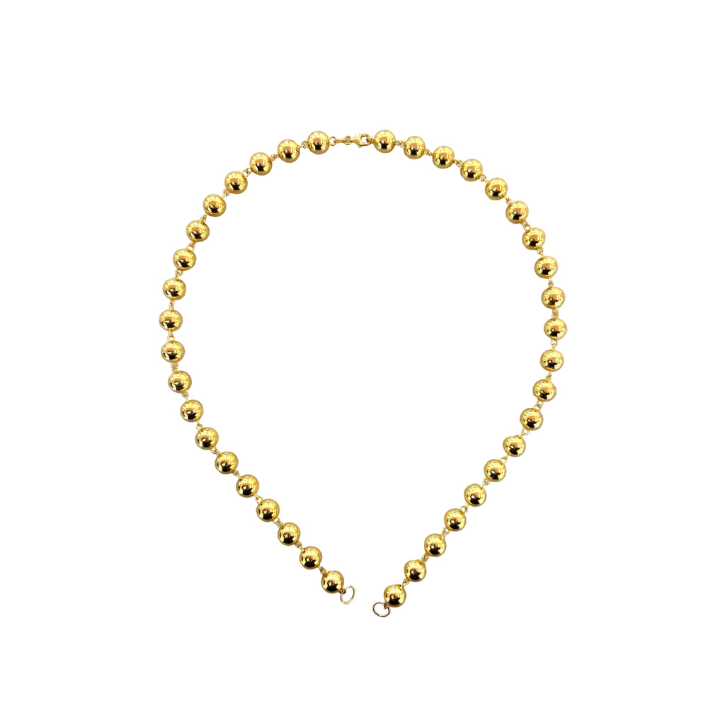 8mm Beaded Necklace 16"