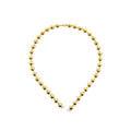 8mm Beaded Necklace 16"