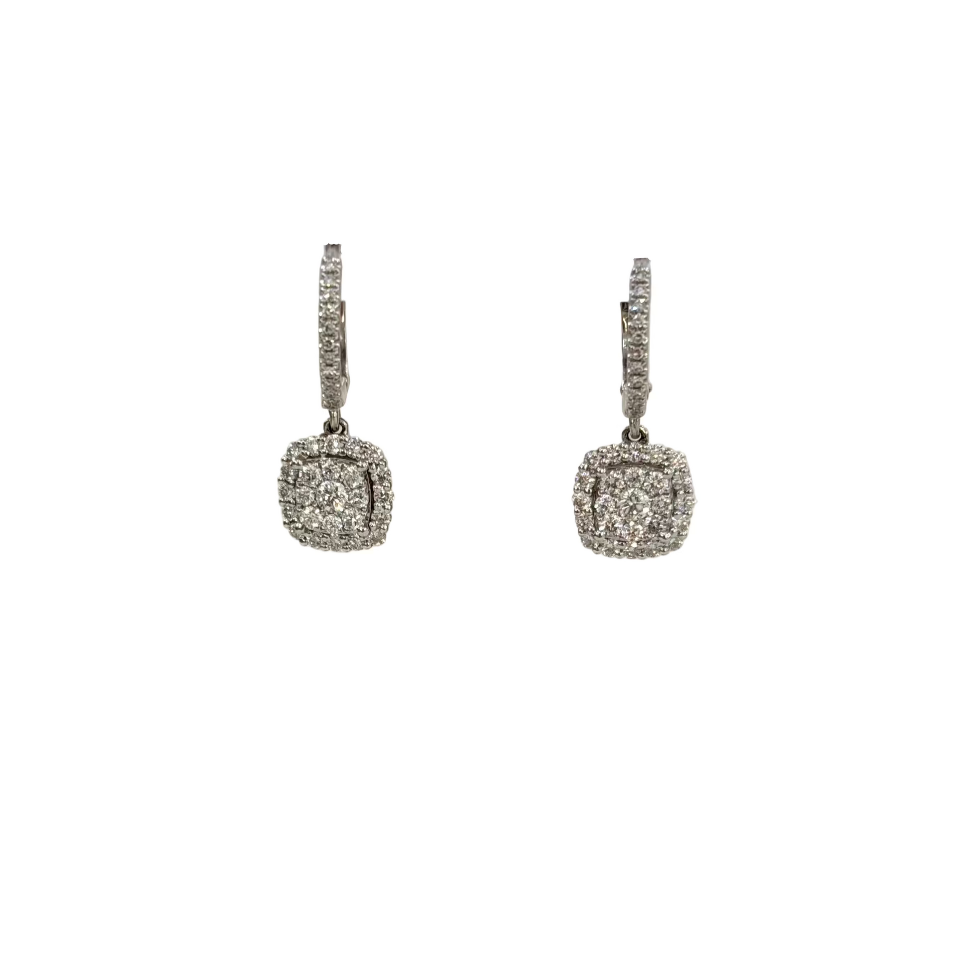 Diamond Dangle Earrings