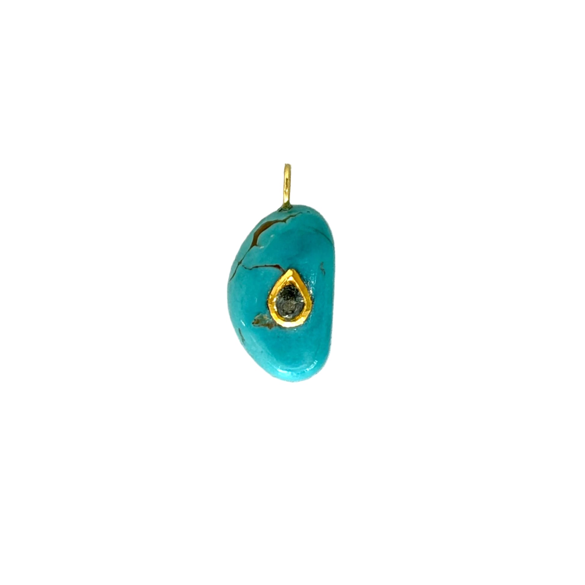 Turquoise Gemstone Pendant Small