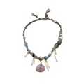 Lavender In Love Turquoise Seashell Barbie Necklace