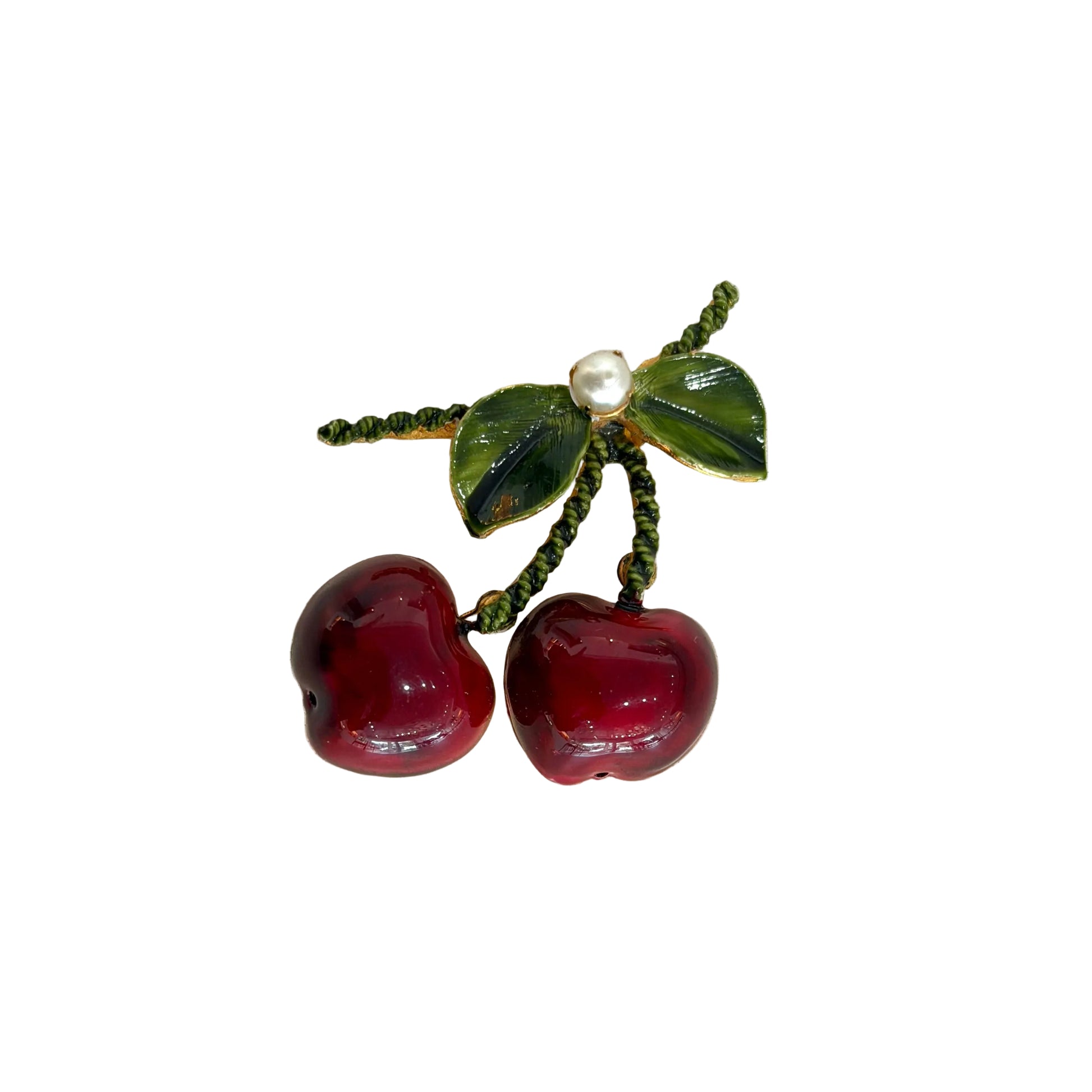 Big Red Cherries - Pin