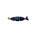 Lapis Fish Charm