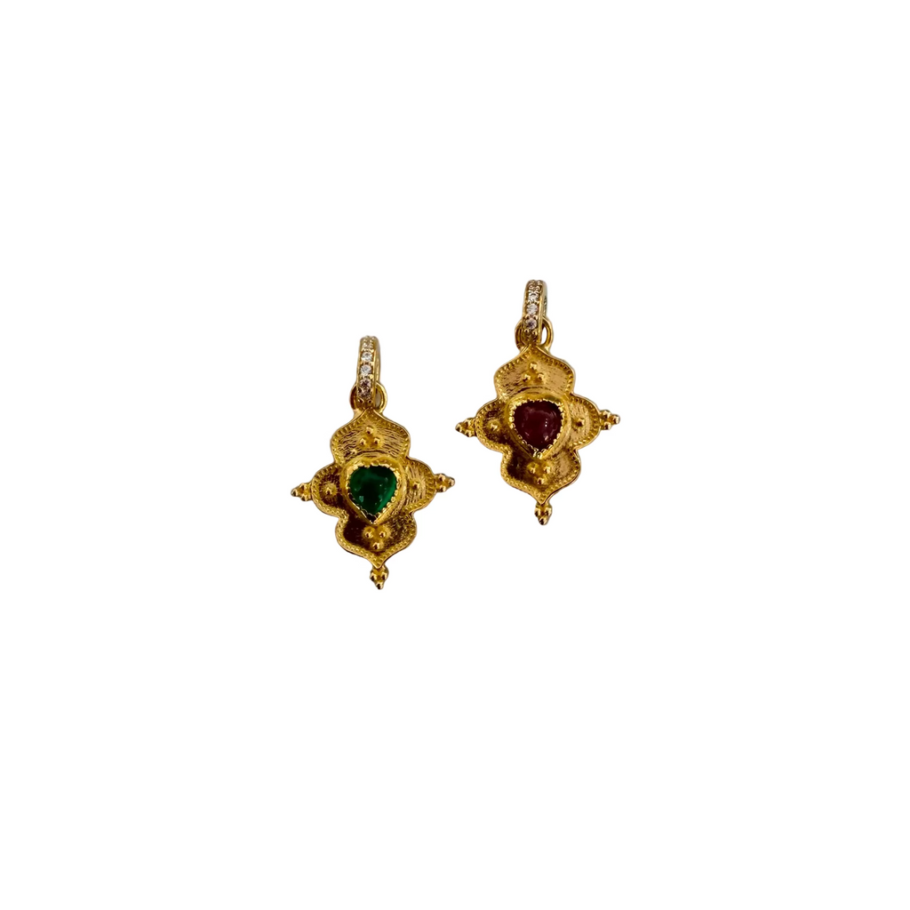 Assorted Charms with Crystal Eye