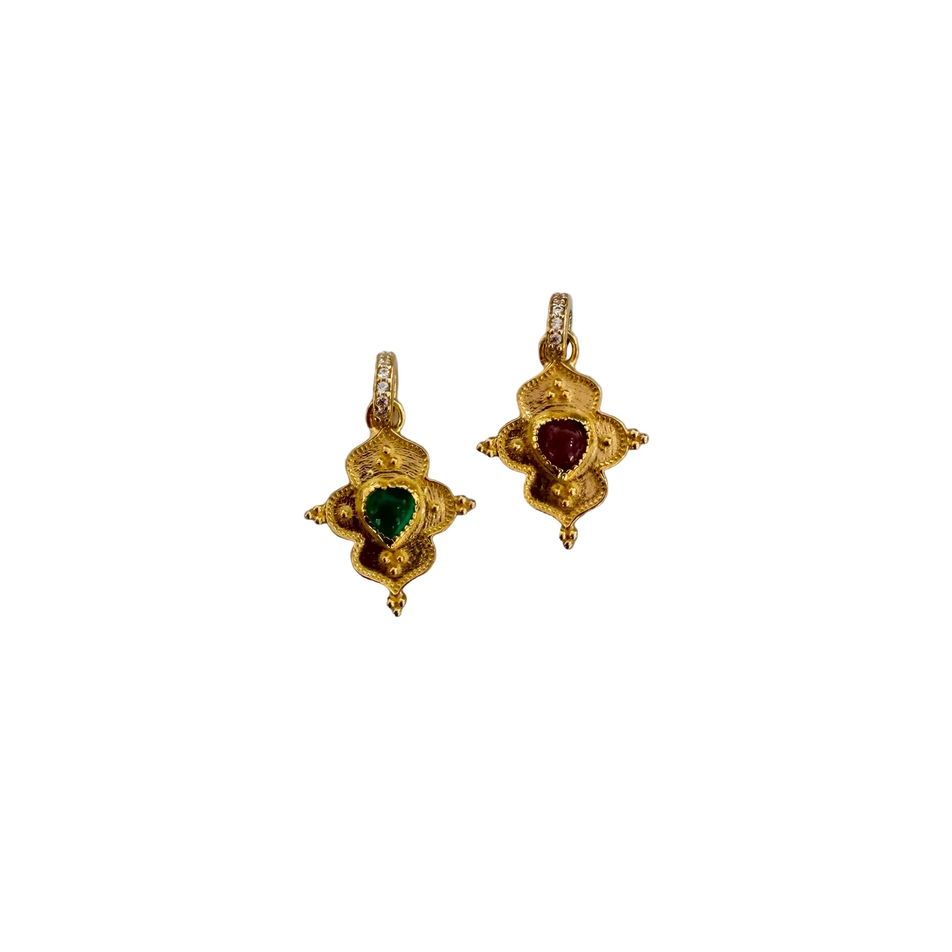 Assorted Charms with Crystal Eye