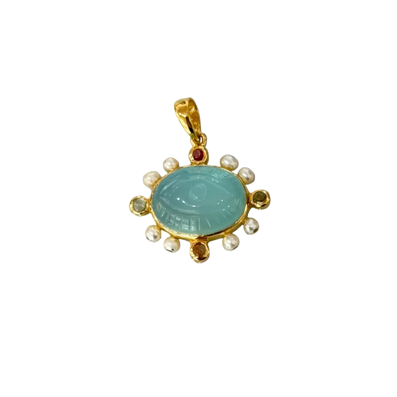 Aqua Eye Charm