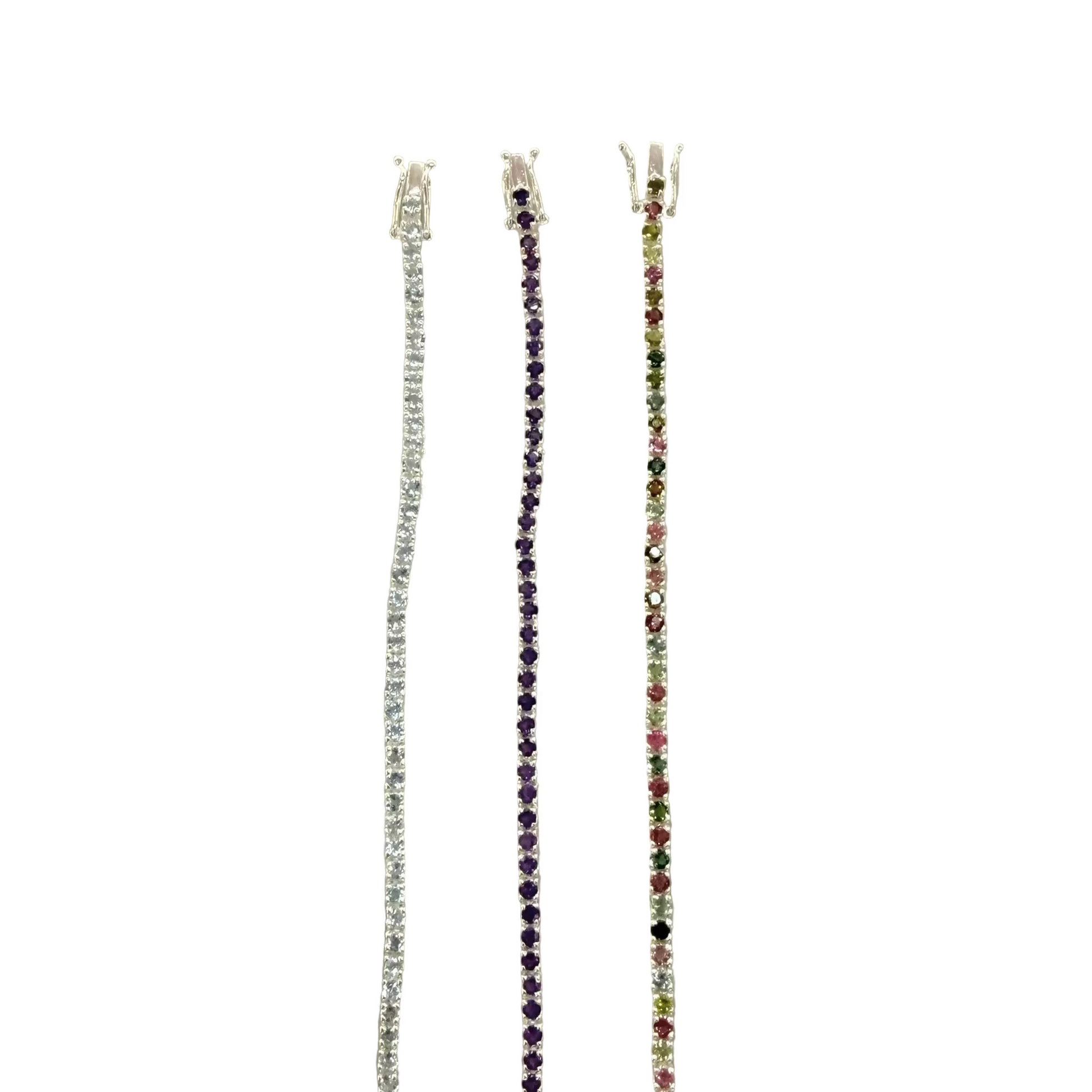 Assorted Sterling Tennis Bracelets