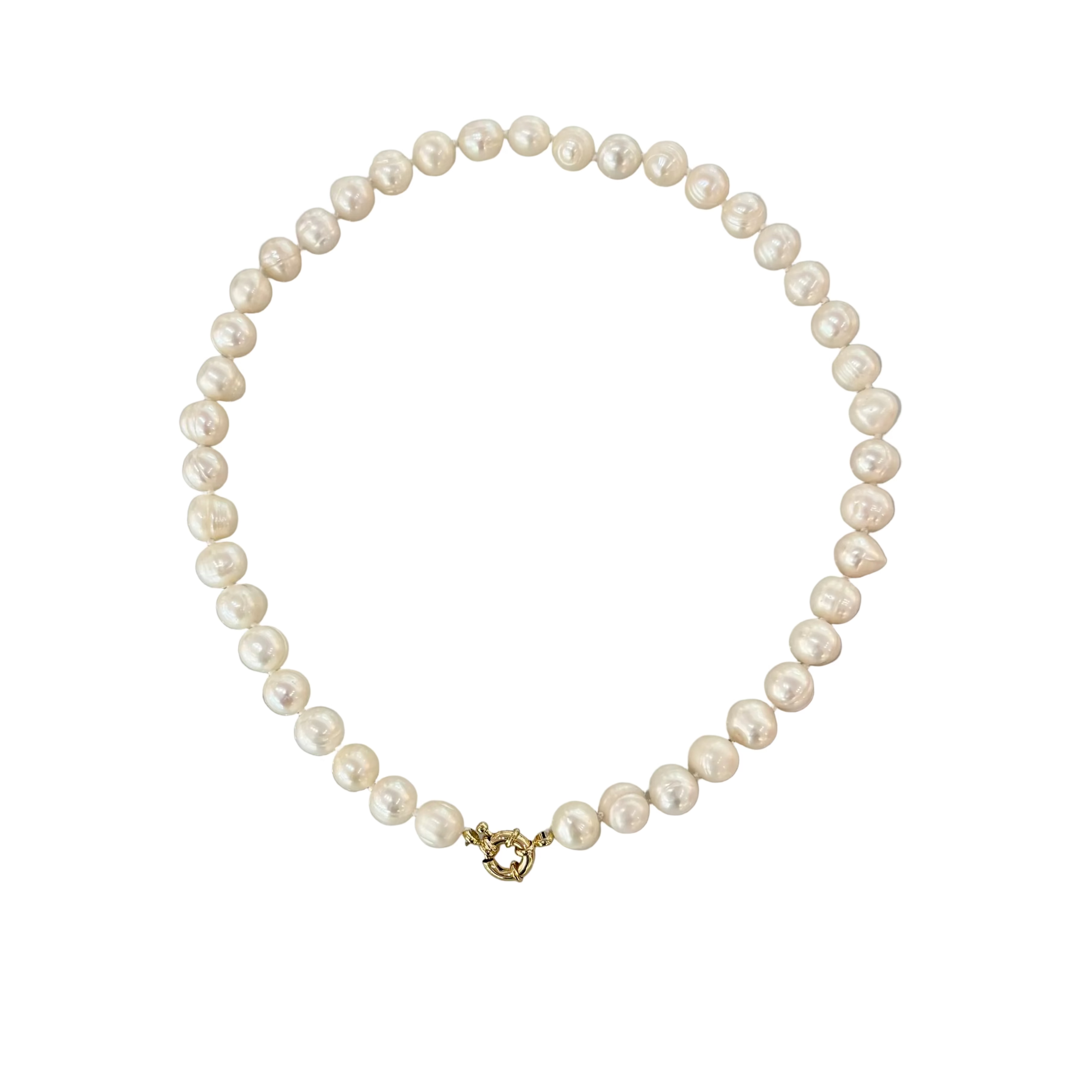 Potato Pearls with Charm Holder 18"