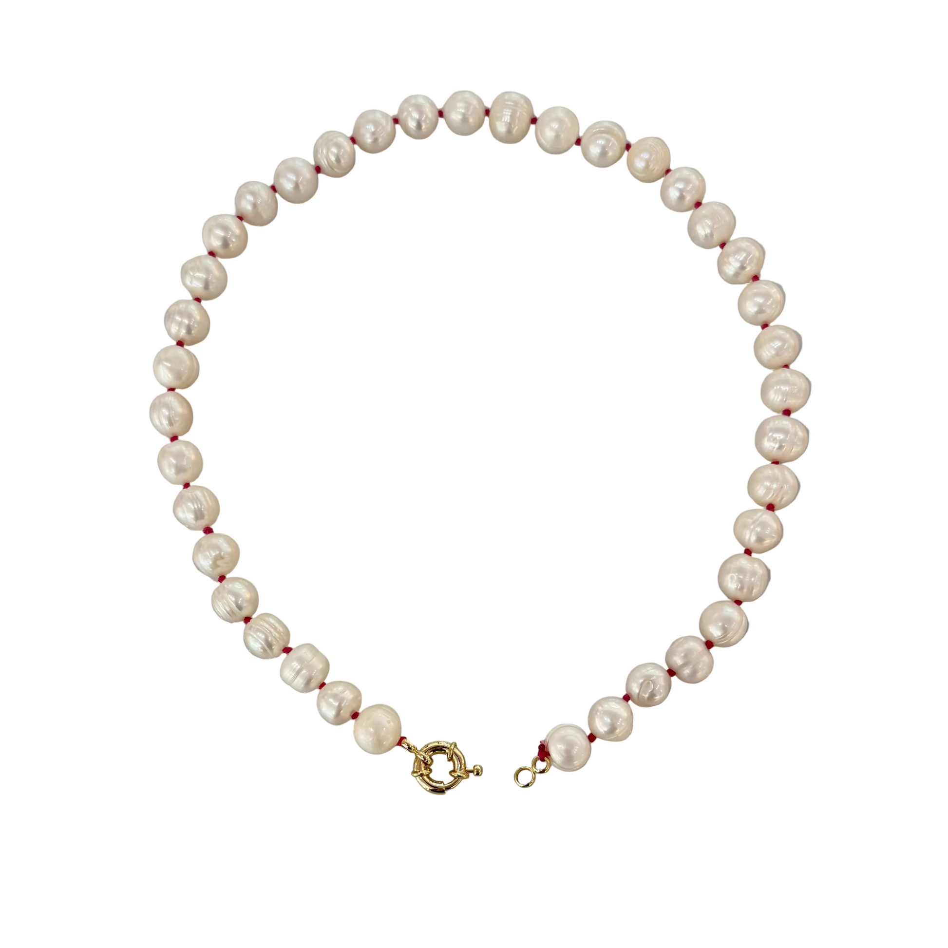 Potato Pearls with Charm Holder 18"