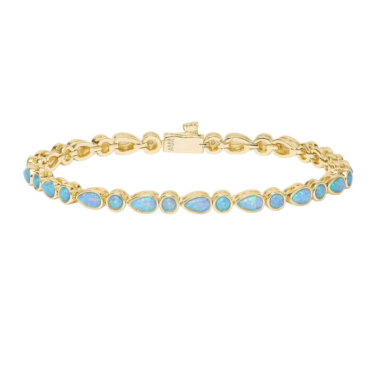 Isla Opal Tennis Bracelet - Gold