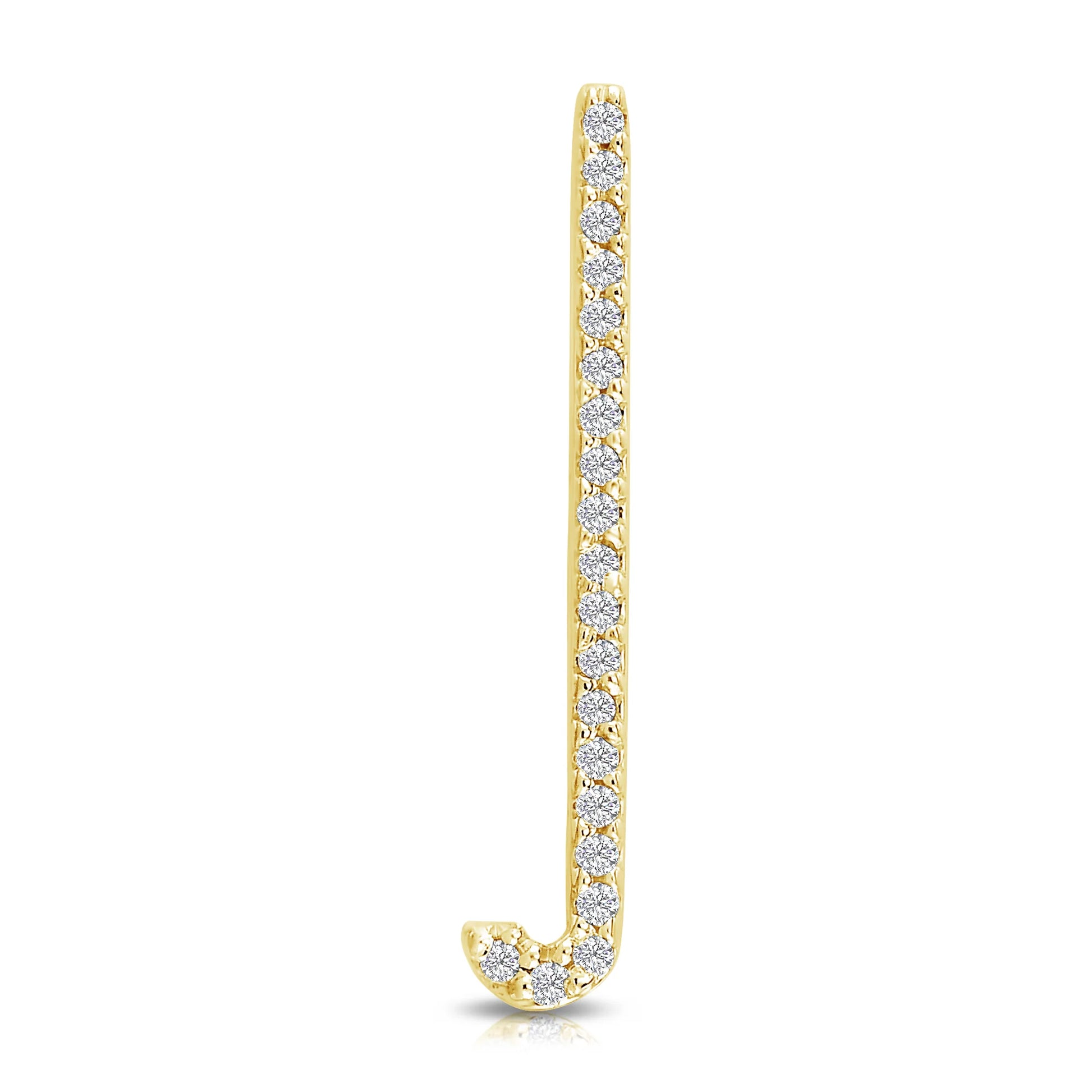 Signature 14K Yellow Gold & Diamond Letter Rings